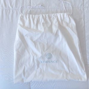 White Versace purse bag